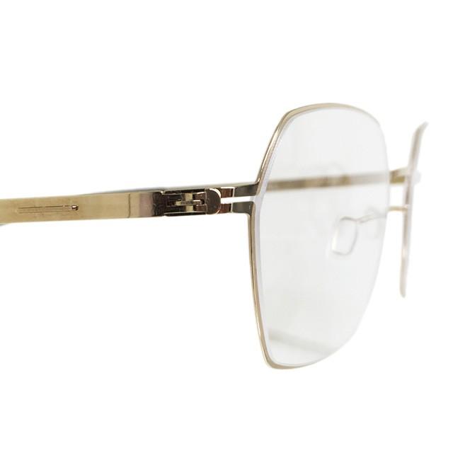 ic! berlin アイシー! ベルリン メガネ Coromell Col.Rose-Gold ゴールド ヘキサゴンタイプ 多角形メタルフレーム"silk"コレクション 正規輸入品 | ic!berlin | 04