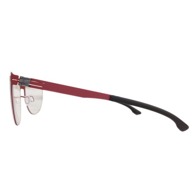 ic! berlin アイシー! ベルリン The Ingenue/ザ・アンジェニュ Col.Carmine Red 赤 メガネ メタルフレーム"Cinematik/シネマティック"コレクション 正規輸入品 | ic!berlin | 02