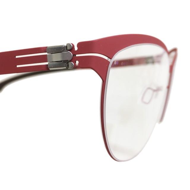 ic! berlin アイシー! ベルリン The Ingenue/ザ・アンジェニュ Col.Carmine Red 赤 メガネ メタルフレーム"Cinematik/シネマティック"コレクション 正規輸入品 | ic!berlin | 04