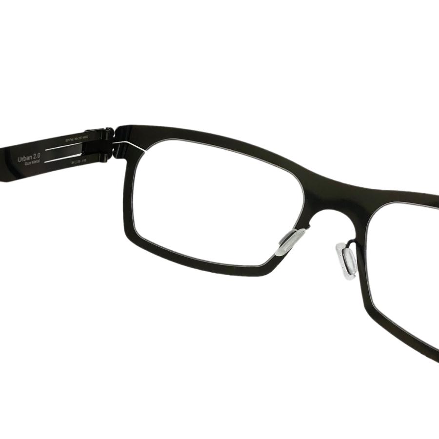 ic berlin アイシー ベルリン Urban 2.0 Col.Black 黒 中井貴一着用 スクエアタイプ メガネ 正規輸入品｜e-second｜06