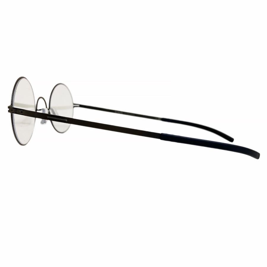 ic! berlin アイシー! ベルリン メガネ Baram 2.0. Col.Graphite グラファイト メタルフレーム 丸メガネ ラウンドタイプ 正規輸入品 | ic!berlin | 02