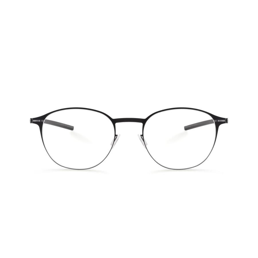 ic! berlin アイシー! ベルリン Leste/レステ Col.Black 黒 Silkシリーズ メガネ ボストン ボスリントンタイプ メタルフレーム 正規輸入品 | ic!berlin | 01