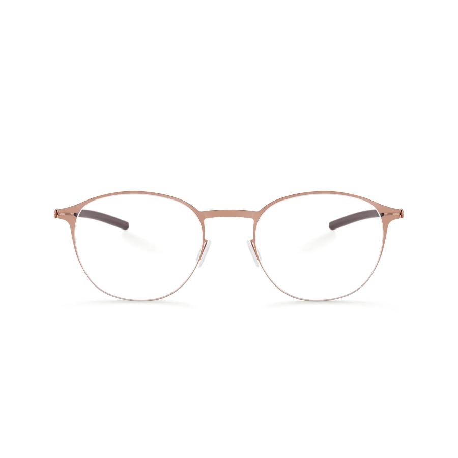 ic! berlin アイシー! ベルリン Leste/レステ Col.Shiny Copper 赤銅色 Silkシリーズ メガネ ボストン ボスリントンタイプ メタルフレーム 正規輸入品 | ic!berlin | 01