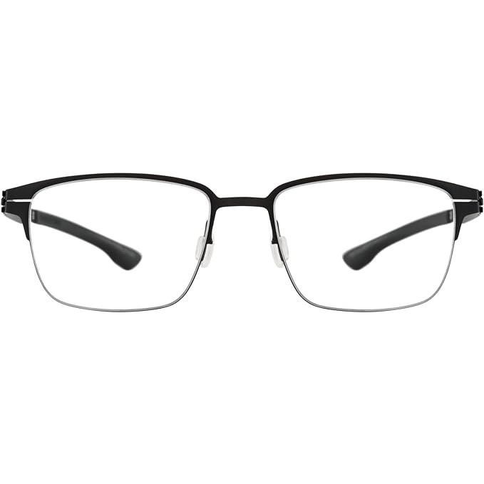 ic! berlin アイシー! ベルリン Kenny/ケニー Col. Black 黒 ドイツ メガネ スクエアタイプ メタルフレーム 正規輸入品 | ic!berlin | 01