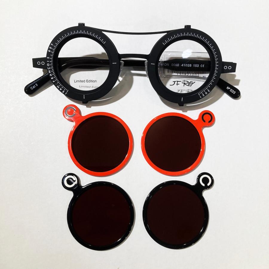 J.F.REY ジェイ.エフ.レイ CLIP-IN COLLECTION 「MERCI JAPON 2021」 メガネ/サングラス ラウンドタイプ  Col.0060（black/orange & black clip) 正規輸入品 | J.F.REY | 04