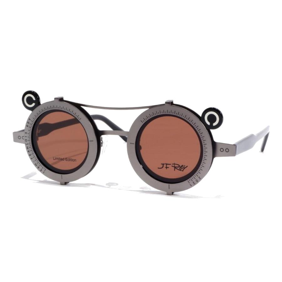 J.F.REY ジェイ.エフ.レイ CLIP-IN COLLECTION 「MERCI JAPON 2021」 メガネ/サングラス ラウンドタイプ  Col.1020 (gun/blue & black clip)正規輸入品 | J.F.REY | 01