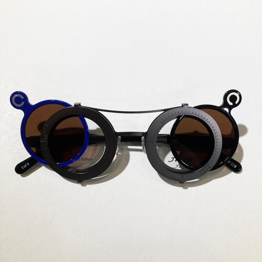 J.F.REY ジェイ.エフ.レイ CLIP-IN COLLECTION 「MERCI JAPON 2021」 メガネ/サングラス ラウンドタイプ  Col.1020 (gun/blue & black clip)正規輸入品 | J.F.REY | 05