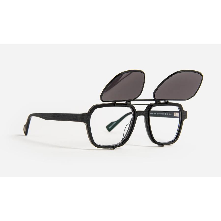 J.F.REY ジェイ.エフ.レイ HK×JF09 Col.0000 GRANITE BLACK/BLACK 3-IN-1 LENSES POLARIZED SOLAR CLIP-ON HIDEO KOJIMA 小島秀夫 サングラス 正規輸入品 | J.F.REY | 02