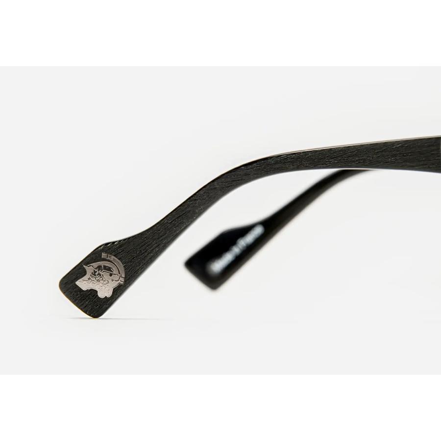 J.F.REY ジェイ.エフ.レイ HK×JF09 Col.0000 GRANITE BLACK/BLACK 3-IN-1 LENSES POLARIZED SOLAR CLIP-ON HIDEO KOJIMA 小島秀夫 サングラス 正規輸入品 | J.F.REY | 03