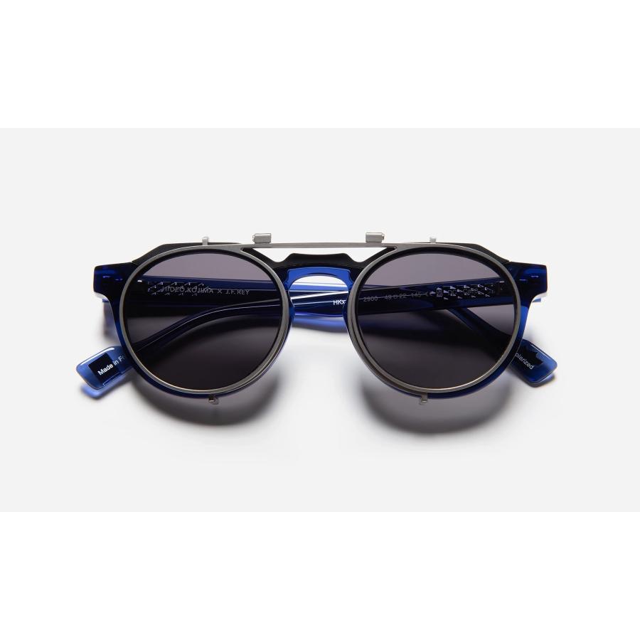 J.F.REY ジェイ.エフ.レイ HK×JF08 Col.2900 BLUE/BLACK 3-IN-1 LENSES POLARIZED SOLAR CLIP-ON HIDEO KOJIMA 小島秀夫 サングラス 正規輸入品 | J.F.REY | 01