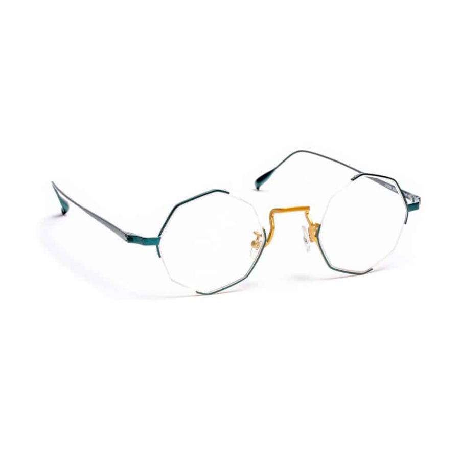 J.F.REY ジェイ.エフ.レイ JF2958 Col.02050(blue/gold) メガネ/サングラス 多角形(八角) メタルフレーム 正規輸入品 | J.F.REY