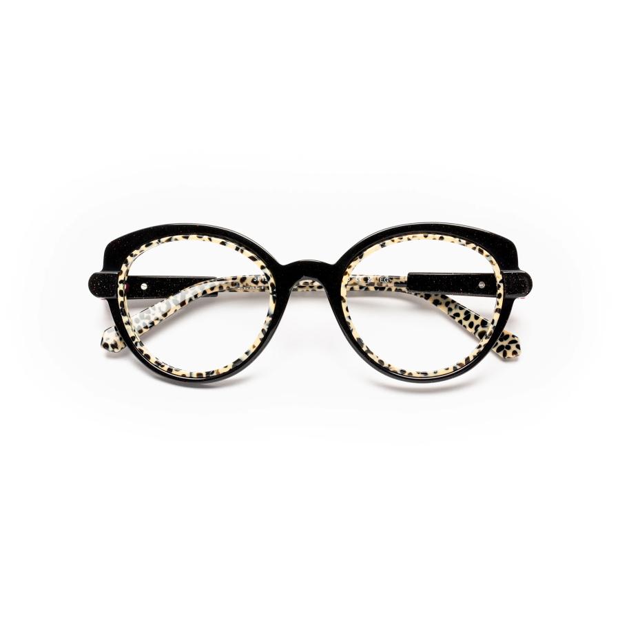 J.F.REY ジェイ.エフ.レイ JF1579 Col.0094 black glitter/panther メガネ フォックスタイプフレーム 正規輸入品 | J.F.REY | 01
