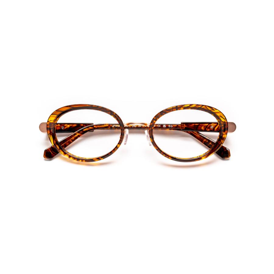J.F.REY ジェイ.エフ.レイ JF3121 Col.9881 brown/pink gold メガネ レディース オーバルタイプフレーム 正規輸入品 | J.F.REY | 01