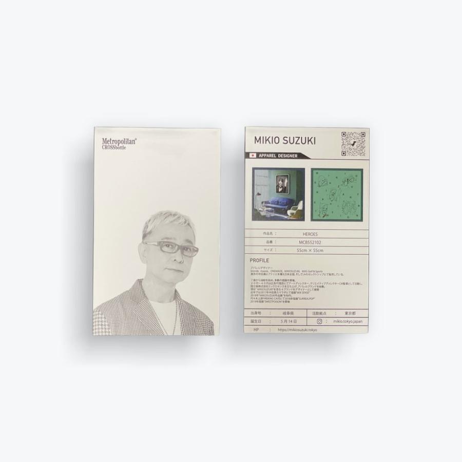 MetropolitanCROSSbottle 55cm角 MCB552102 / MIKIO SUZUKI / NEVER MIND メガネ拭き メトロポリタンクロスボトル |  | 06