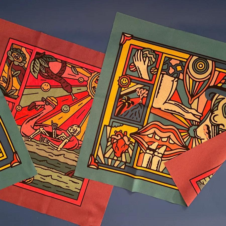 MetropolitanCROSSbottle 30cm角 MCB302 / SEA&WIND / SUMMER メガネ拭き メトロポリタンクロスボトル |  | 01