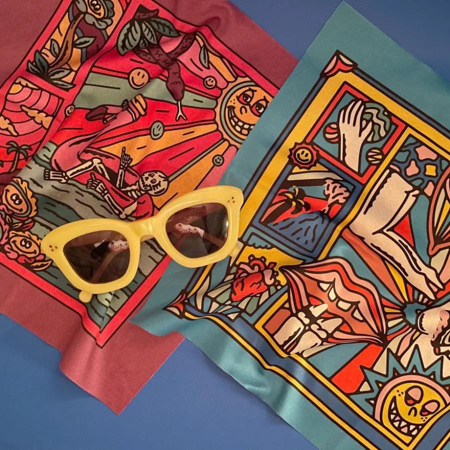 MetropolitanCROSSbottle 30cm角 MCB302 / SEA&WIND / SUMMER メガネ拭き メトロポリタンクロスボトル |  | 02