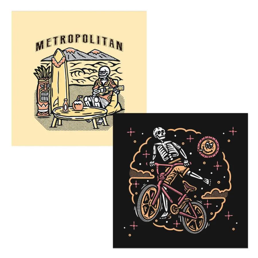 MetropolitanCROSSbottle 30cm角 MCB303 / HAPPY HOUR / SUMMER メガネ拭き メトロポリタンクロスボトル | 