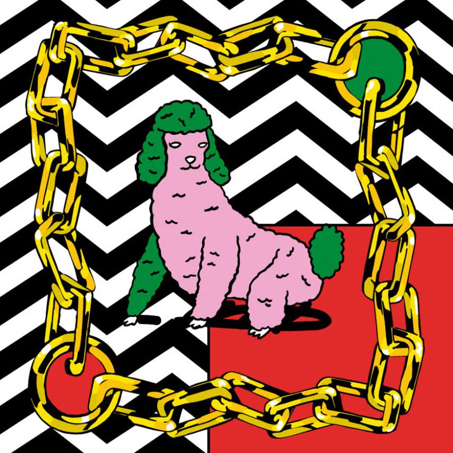 MetropolitanCROSSbottle 30cm角 MCB-30-64 / Posh dog / IKER MURO メガネ拭き メトロポリタンクロスボトル |  | 01