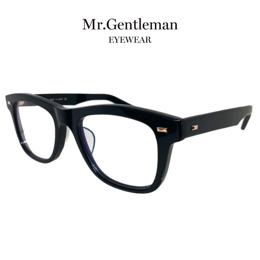 Mr.Gentleman EYEWEAR ミスタージェントルマンアイウェア DYLAN Col.A 黒 メガネ ウェリントンタイプ 正規取扱店