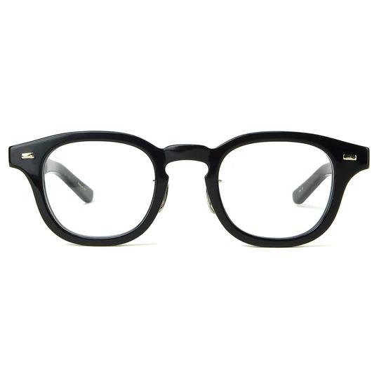 Mr.Gentleman EYEWEAR ミスタージェントルマンアイウェア JIMMY 46mm Col.A Black メガネ ボストンタイプ 正規取扱店 | MISTERGENTLEMAN | 01