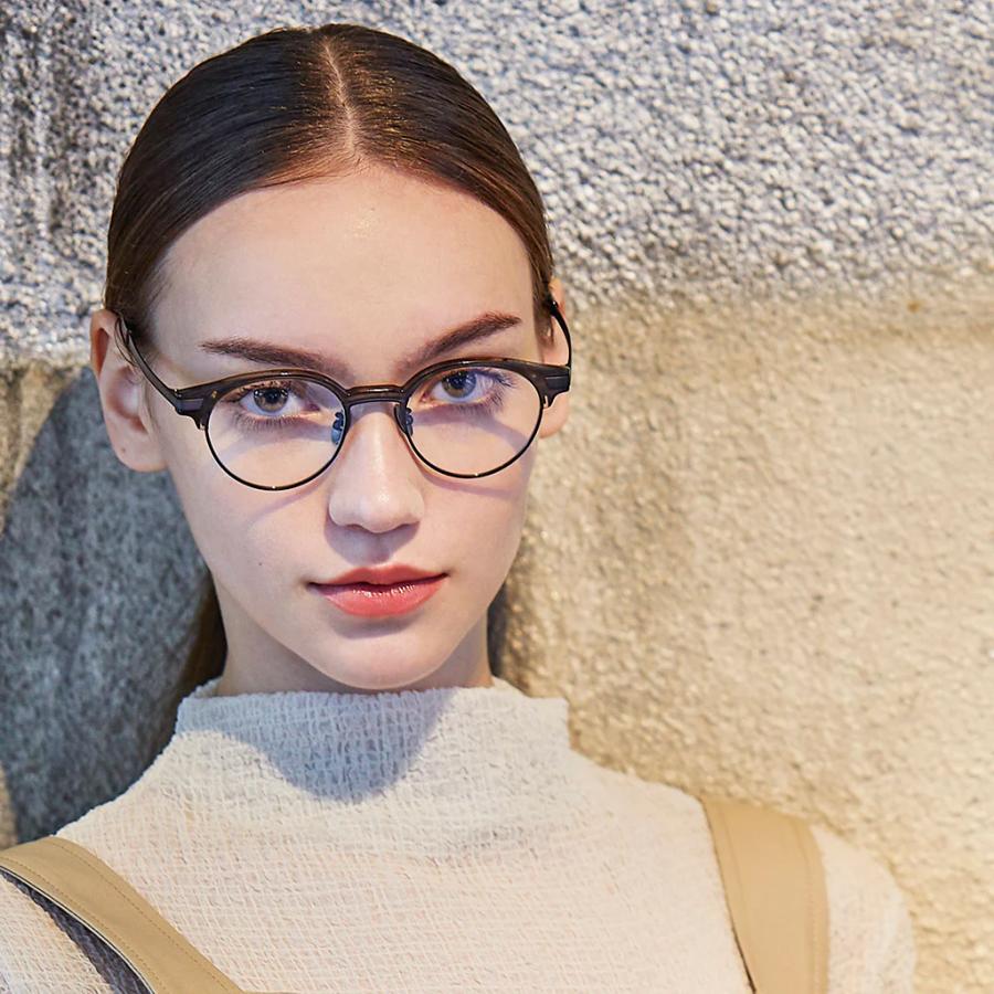 Mr.Gentleman EYEWEAR ミスタージェントルマンアイウェア DOUGLAS Col.A Black - Gold メガネ サーモントラウンドタイプ 正規取扱店の画像