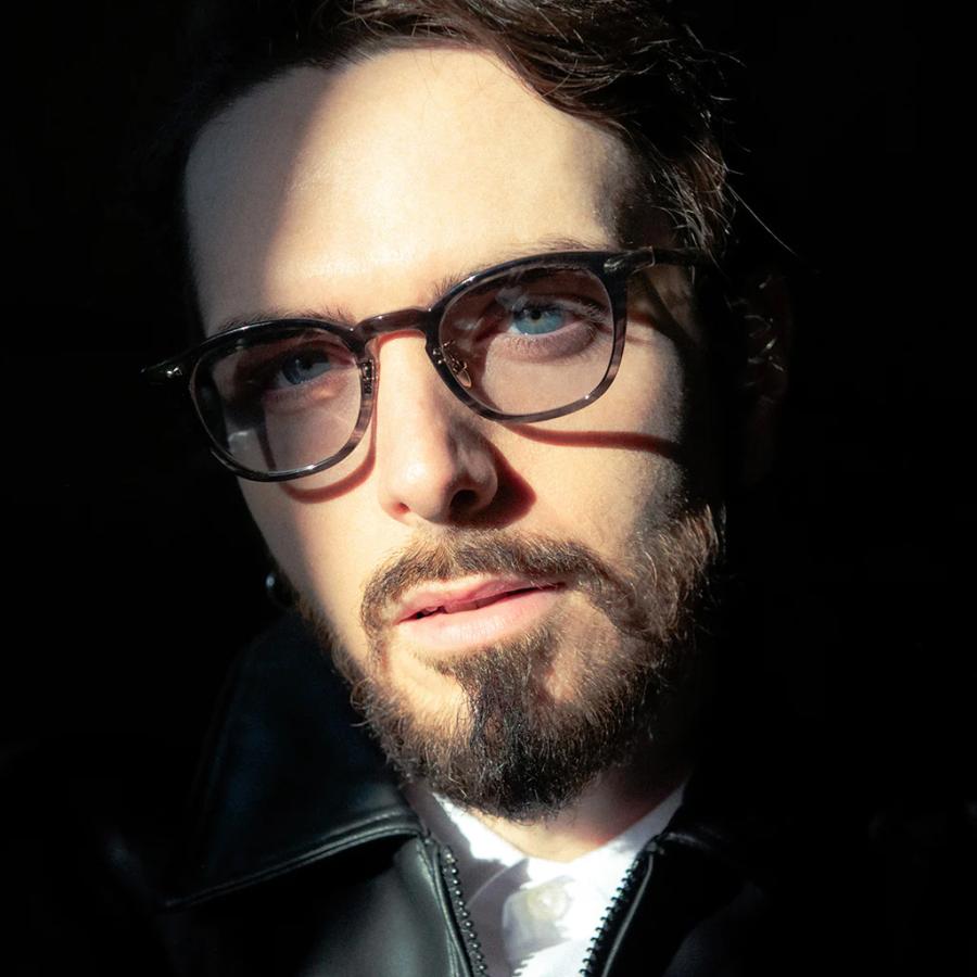 Mr.Gentleman EYEWEAR ミスタージェントルマンアイウェア JBD Col.C Yellow Brown Marble メガネ ウェリントンタイプ 正規取扱店の画像
