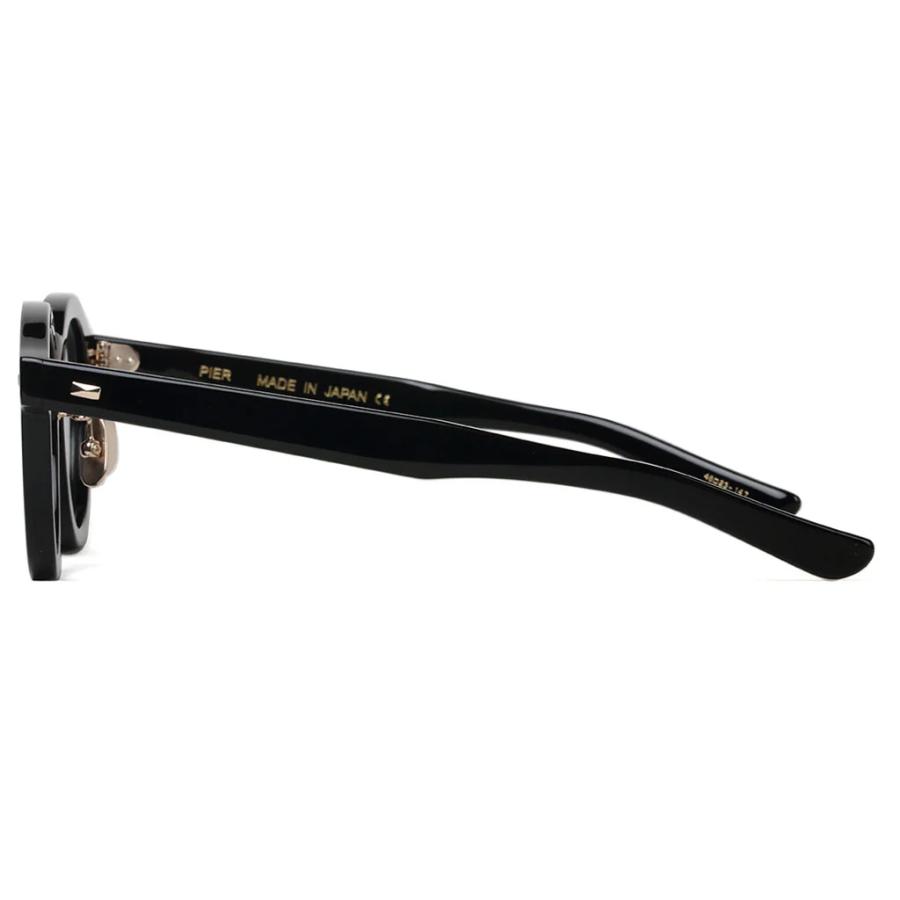 Mr.Gentleman EYEWEAR ミスタージェントルマンアイウェア JIMMY 48mm Col.A Black メガネ ボストンタイプ 正規取扱店の画像