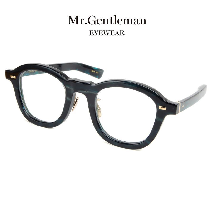 Mr.Gentleman EYEWEAR ミスタージェントルマンアイウェア 【LOUISE/ルイーズ】 Col.D Green Marble メガネ ボスリントンタイプ 正規取扱店 | MISTERGENTLEMAN