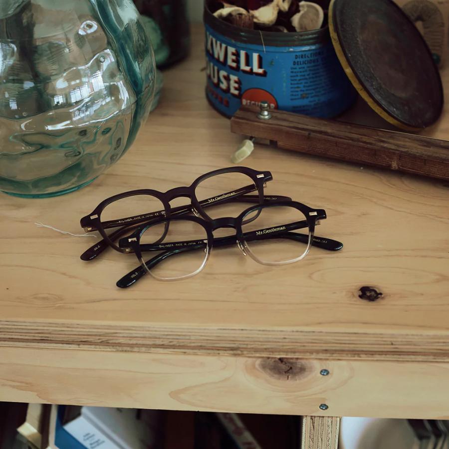 Mr.Gentleman EYEWEAR ミスタージェントルマンアイウェア SALINGER Col.J Native Green 緑×茶系 メガネ スクエアタイプ 正規取扱店 | MISTERGENTLEMAN | 04