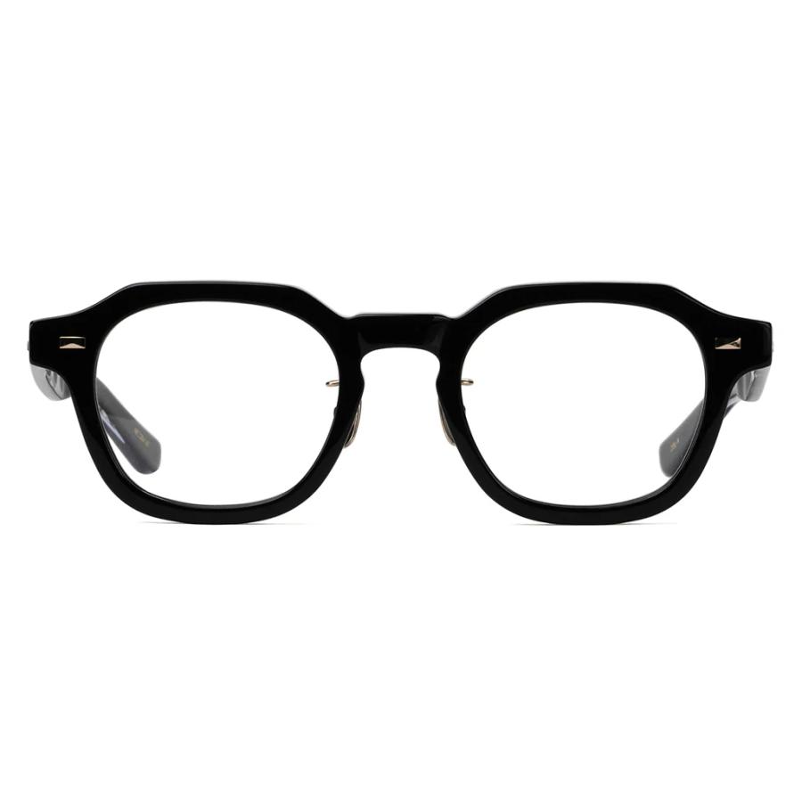 Mr.Gentleman EYEWEAR ミスタージェントルマンアイウェア GREGORY/グレゴリー 48mm Col.A  Black & Clear 黒 メガネ スクエアタイプ 正規取扱店 | MISTERGENTLEMAN | 01