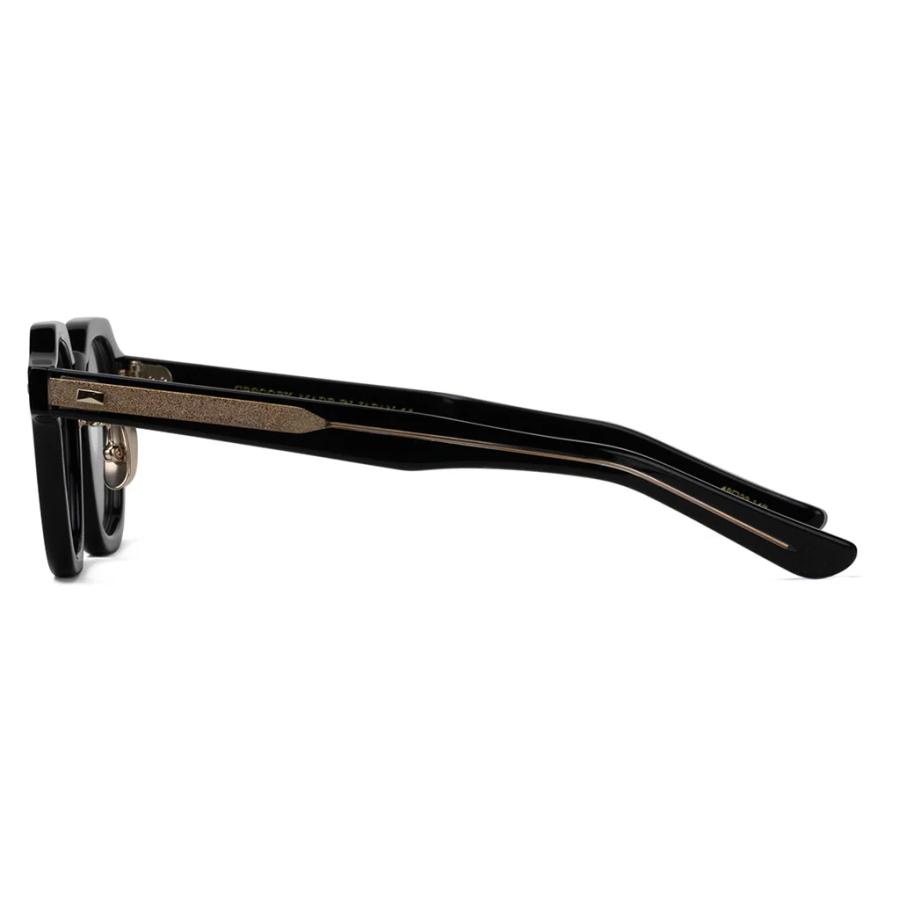 Mr.Gentleman EYEWEAR ミスタージェントルマンアイウェア GREGORY/グレゴリー 48mm Col.A  Black & Clear 黒 メガネ スクエアタイプ 正規取扱店 | MISTERGENTLEMAN | 02