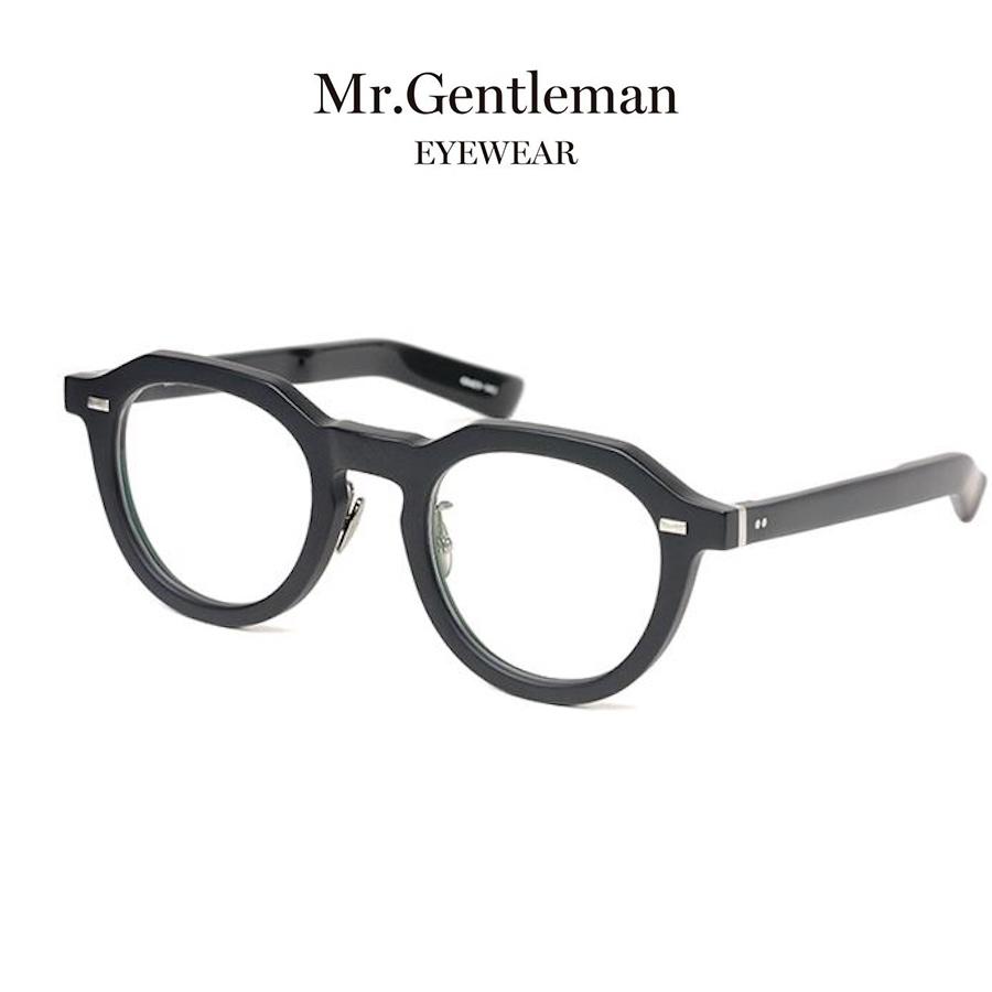 Mr.Gentleman EYEWEAR ミスタージェントルマンアイウェア LEON/レオン Col.B  Matte Black 黒マット メガネ ボストンタイプ 正規取扱店 | MISTERGENTLEMAN