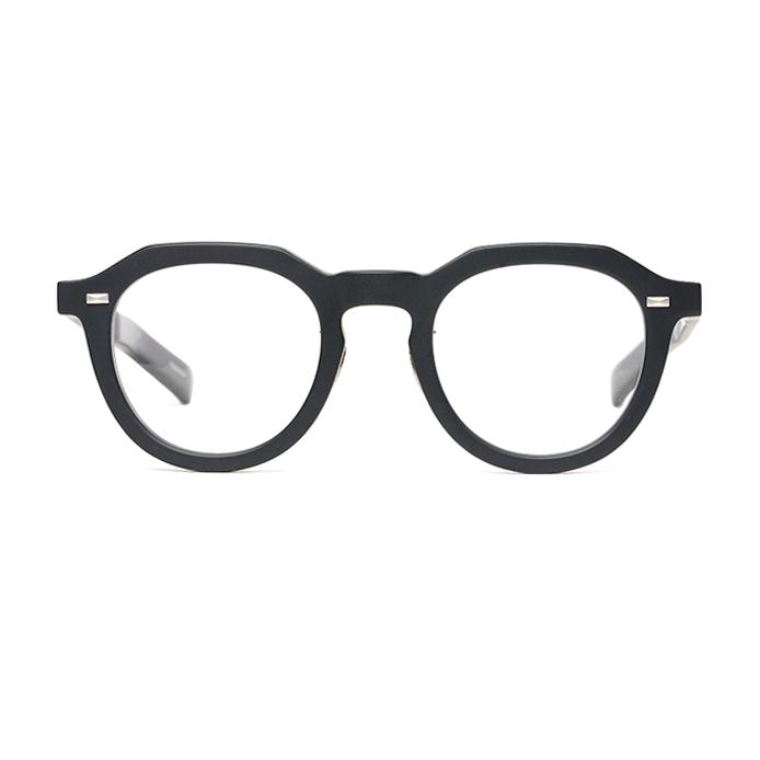 Mr.Gentleman EYEWEAR ミスタージェントルマンアイウェア LEON/レオン Col.B  Matte Black 黒マット メガネ ボストンタイプ 正規取扱店 | MISTERGENTLEMAN | 01