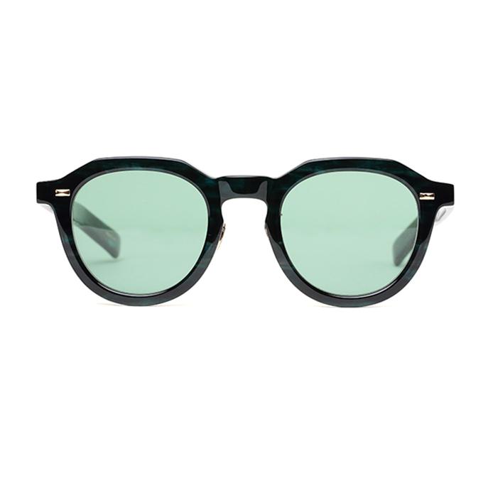 Mr.Gentleman EYEWEAR ミスタージェントルマンアイウェア LEON SG/レオン SG Col.D  Green Marble グリーンマーブル サングラス ボストンタイプ 正規取扱店 | MISTERGENTLEMAN | 01