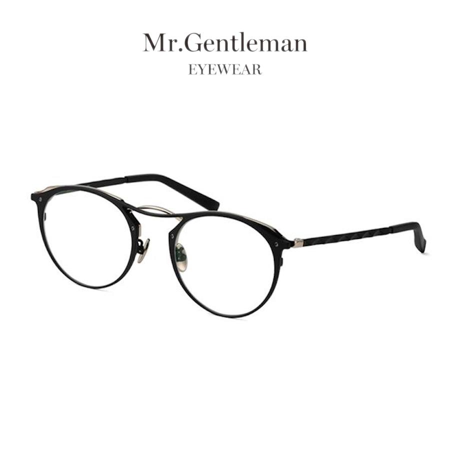 Mr.Gentleman EYEWEAR TAYLOR/テイラー Col.B Matte Black & Gold - Matte Black メガネ チタンフレーム ミスタージェントルマンアイウェア 正規取扱店 | MISTERGENTLEMAN