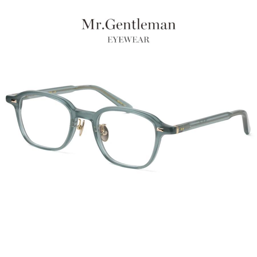 Mr.Gentleman EYEWEAR BEN/ベン Col.E Light Blue ライトブルー メガネ ウェリントンタイプ ミスタージェントルマンアイウェア 正規取扱店 | MISTERGENTLEMAN