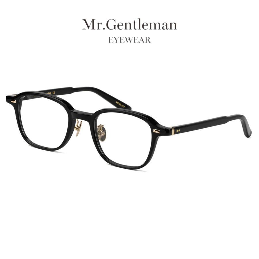 Mr.Gentleman EYEWEAR BEN/ベン Col.A Black 黒 メガネ ウェリントンタイプ ミスタージェントルマンアイウェア 正規取扱店 | MISTERGENTLEMAN