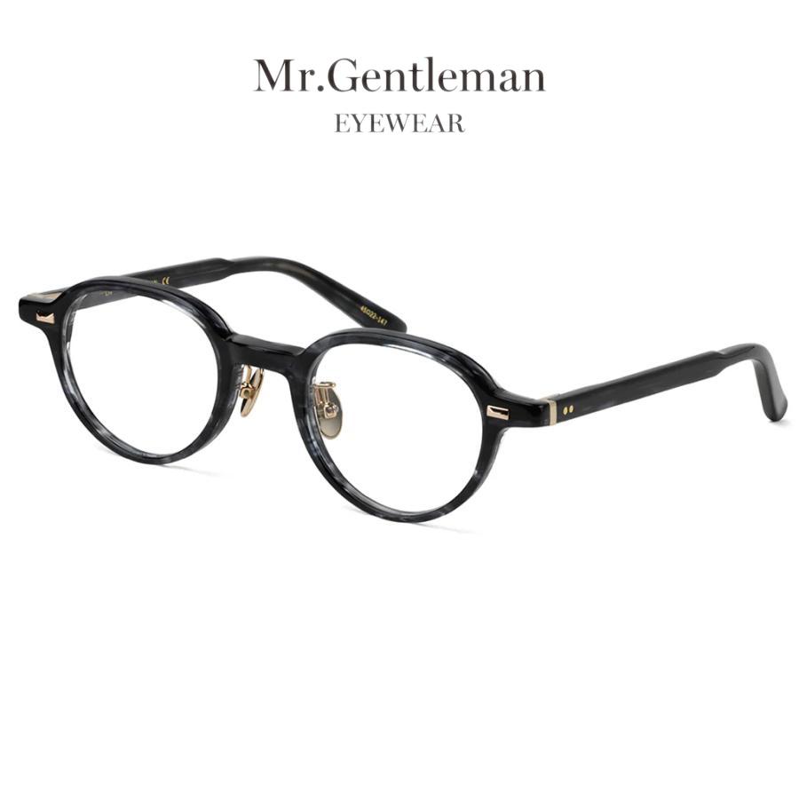 Mr.Gentleman EYEWEAR LIV/リブ Col.B Grey Marble グレーマーブル メガネ ボストンタイプ ミスタージェントルマンアイウェア 正規取扱店 | MISTERGENTLEMAN