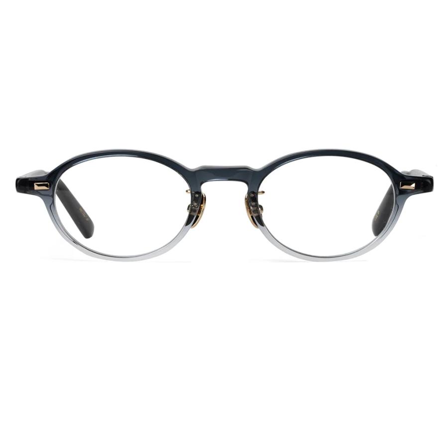Mr.Gentleman EYEWEAR WALTER/ウォルター Col.D Black to Whiter 黒×クリア メガネ オーバルタイプ ミスタージェントルマンアイウェア 正規取扱店 | MISTERGENTLEMAN | 01