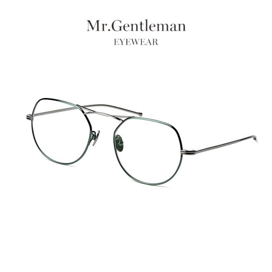 Mr.Gentleman EYEWEAR BENZIE/ベンジー Col.D Classic Green & Gunmetal グリーン&ガンメタル チタン ミスタージェントルマン 正規取扱店 | MISTERGENTLEMAN