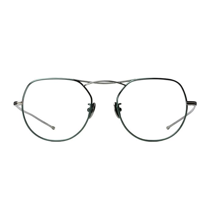 Mr.Gentleman EYEWEAR BENZIE/ベンジー Col.D Classic Green & Gunmetal グリーン&ガンメタル チタン ミスタージェントルマン 正規取扱店 | MISTERGENTLEMAN | 01