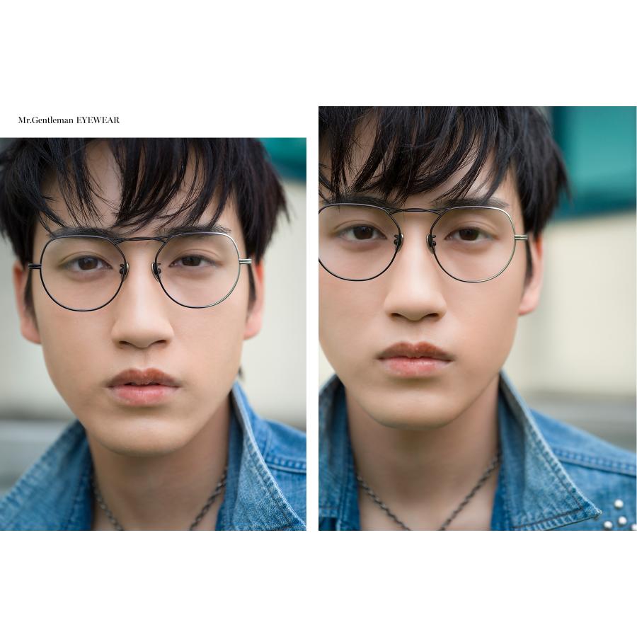 Mr.Gentleman EYEWEAR BENZIE/ベンジー Col.D Classic Green & Gunmetal グリーン&ガンメタル チタン ミスタージェントルマン 正規取扱店 | MISTERGENTLEMAN | 04