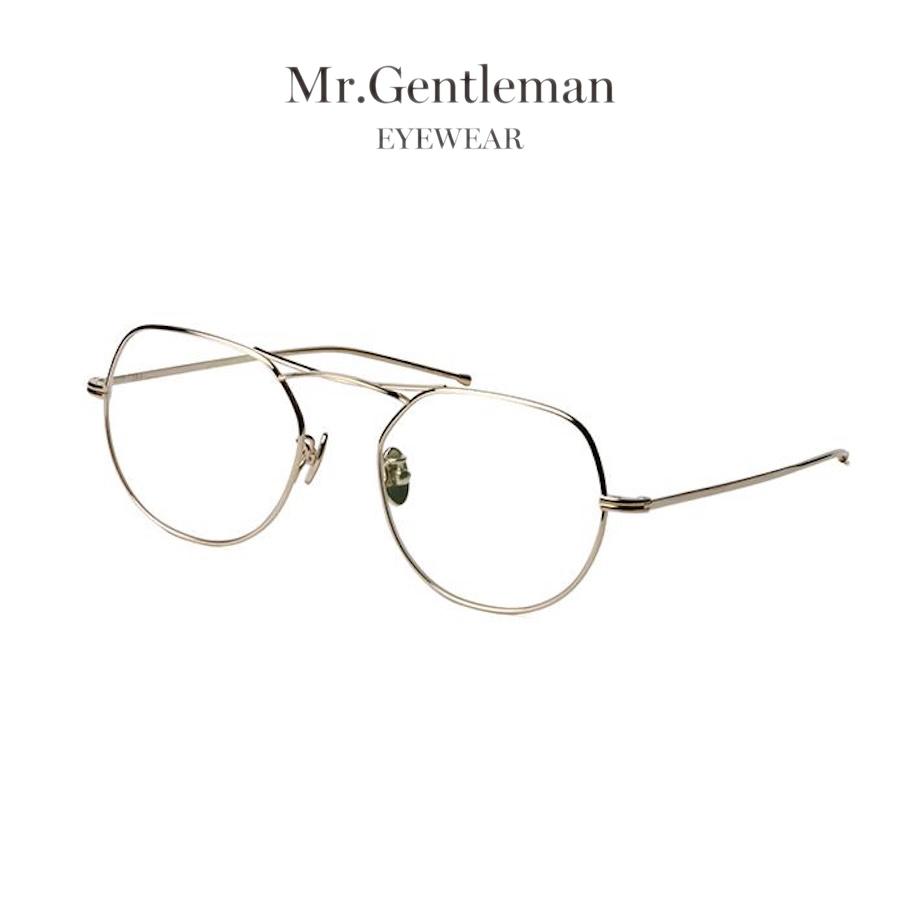 Mr.Gentleman EYEWEAR BENZIE/ベンジー Col.A Gold ゴールド チタンフレーム メガネ ミスタージェントルマン 正規取扱店 | MISTERGENTLEMAN