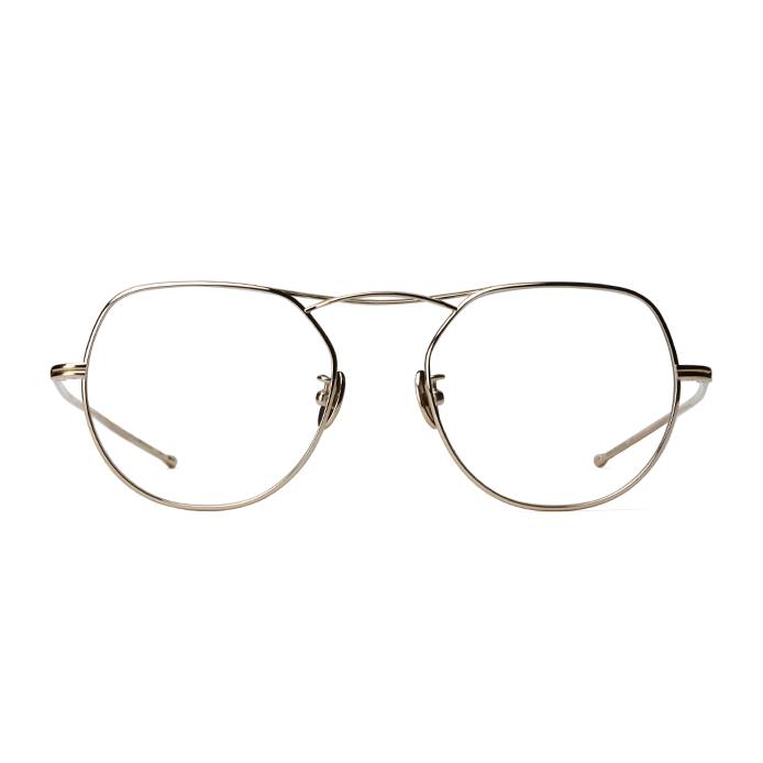 Mr.Gentleman EYEWEAR BENZIE/ベンジー Col.A Gold ゴールド チタンフレーム メガネ ミスタージェントルマン 正規取扱店 | MISTERGENTLEMAN | 01