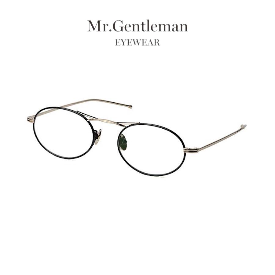 Mr.Gentleman EYEWEAR TATSUYA/タツヤ Col.C Black&Gold Gradation 黒&ゴールド チタン ミスタージェントルマン 正規取扱店 | MISTERGENTLEMAN