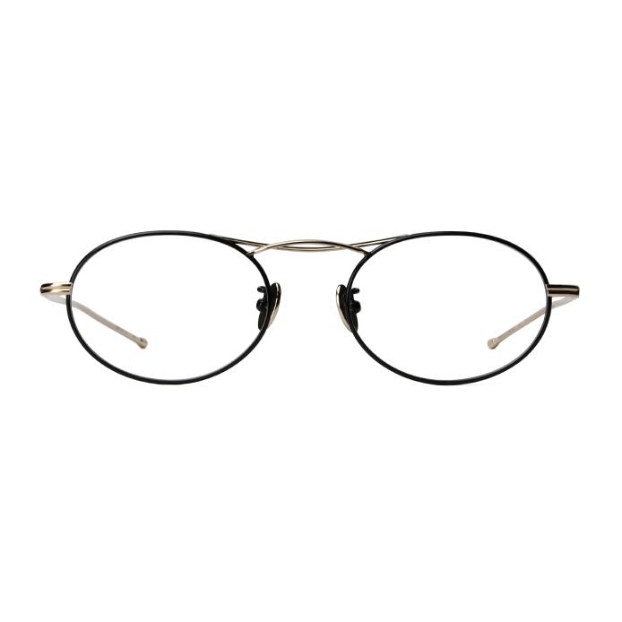 Mr.Gentleman EYEWEAR TATSUYA/タツヤ Col.C Black&Gold Gradation 黒&ゴールド チタン ミスタージェントルマン 正規取扱店 | MISTERGENTLEMAN | 01