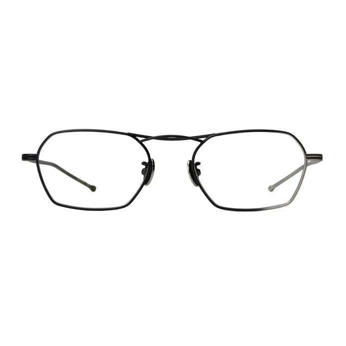 Mr.Gentleman EYEWEAR TERUCHAN/テルチャン Col.E Matte Black&Silver Gradation 黒マット&シルバーグラデ チタン ミスタージェントルマン 正規取扱店 | MISTERGENTLEMAN | 01