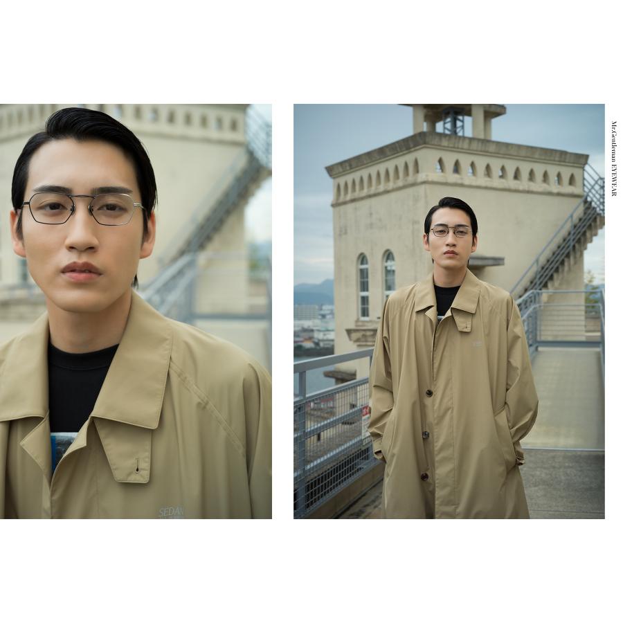 Mr.Gentleman EYEWEAR TERUCHAN/テルチャン Col.E Matte Black&Silver Gradation 黒マット&シルバーグラデ チタン ミスタージェントルマン 正規取扱店 | MISTERGENTLEMAN | 04