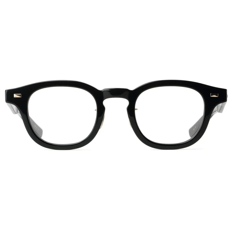 Mr.Gentleman EYEWEAR JIMMY 46mm Col.P Black & Clear メガネ ボストンタイプ ミスタージェントルマンアイウェア 正規取扱店 | MISTERGENTLEMAN | 01