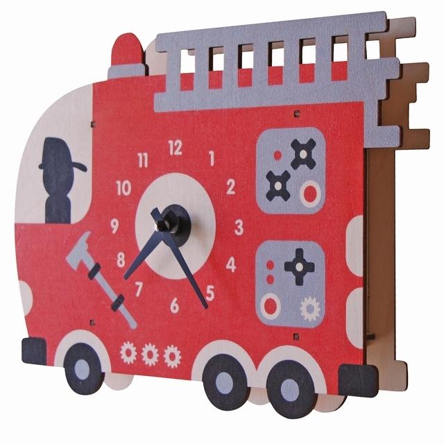 【特価】MODERN MOOSE モダンムース PC072 消防車 壁掛け時計【正規】 | モダンムース | 01